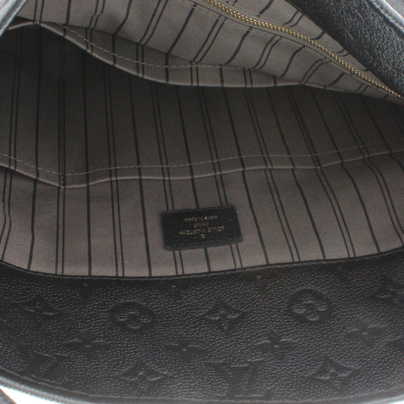 Louis Vuitton Artsy MM Noir Black Leather One-Shoulder Amplant - Picture 6 of 8